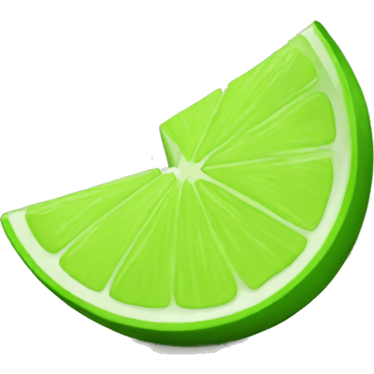 lime wedge emoji