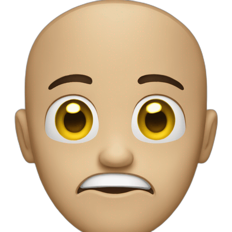 Terrifying look  emoji