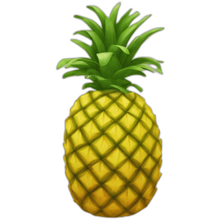 Chat-qui-mange-de-l'ananas emoji