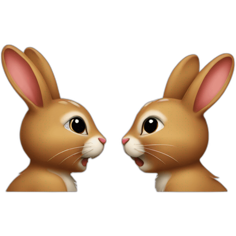 rabit kiss emoji