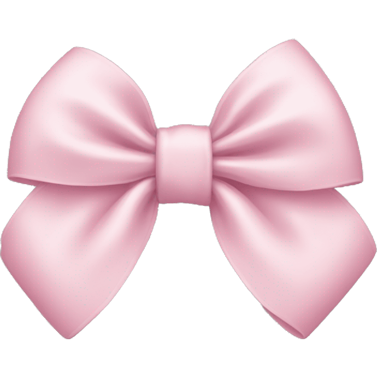 Light pink bow emoji