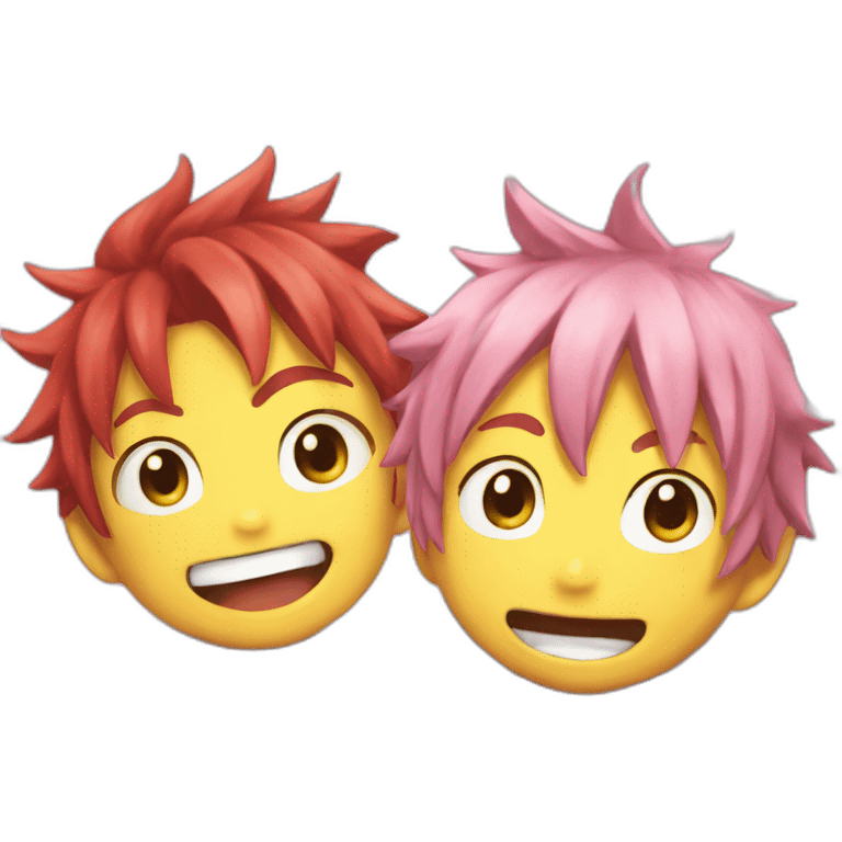 Natsu et Happy emoji