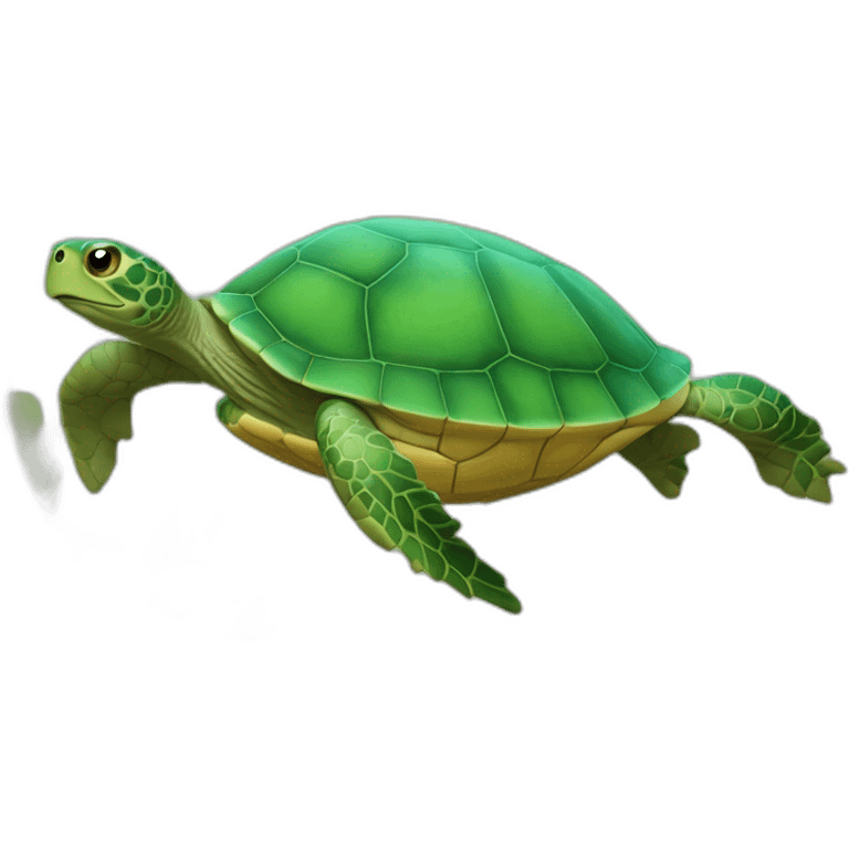 Tortue sur loutree emoji