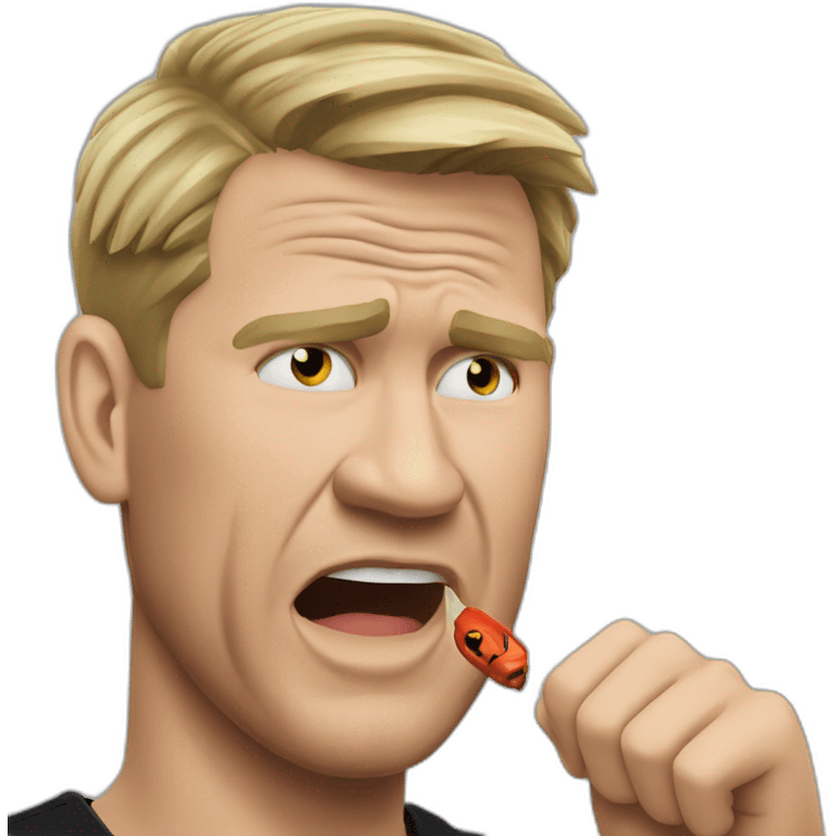 Eddie Howe biting nails emoji