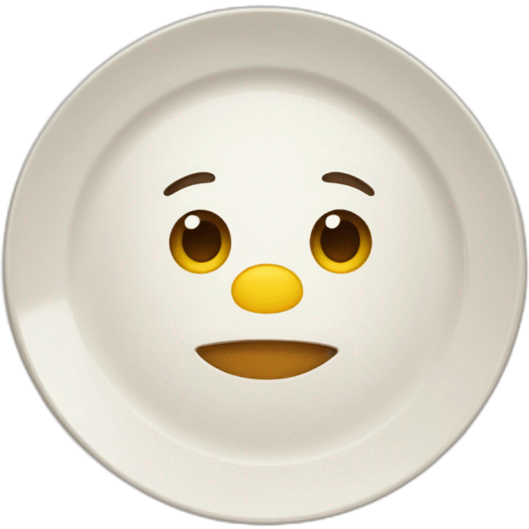 cute plate emoji