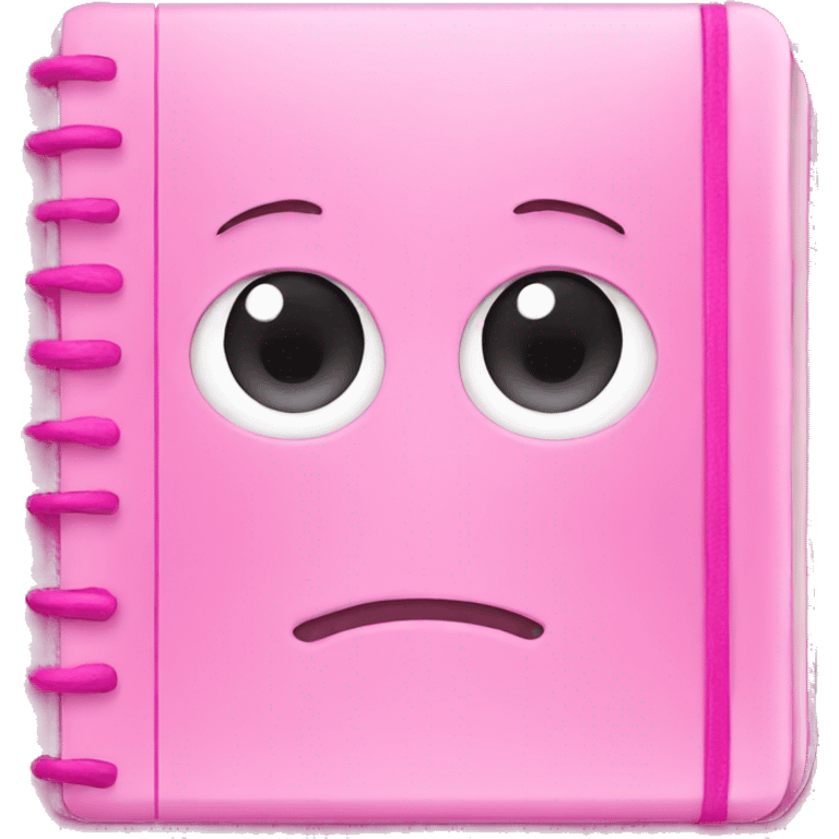 Pink diary emoji