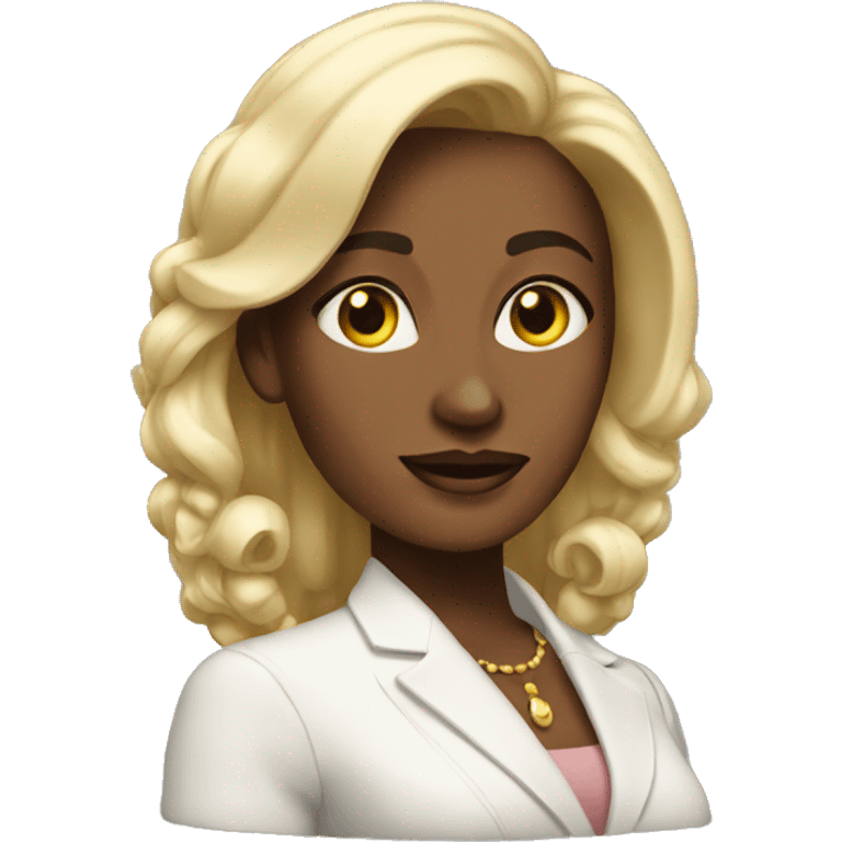 Classy woman  emoji