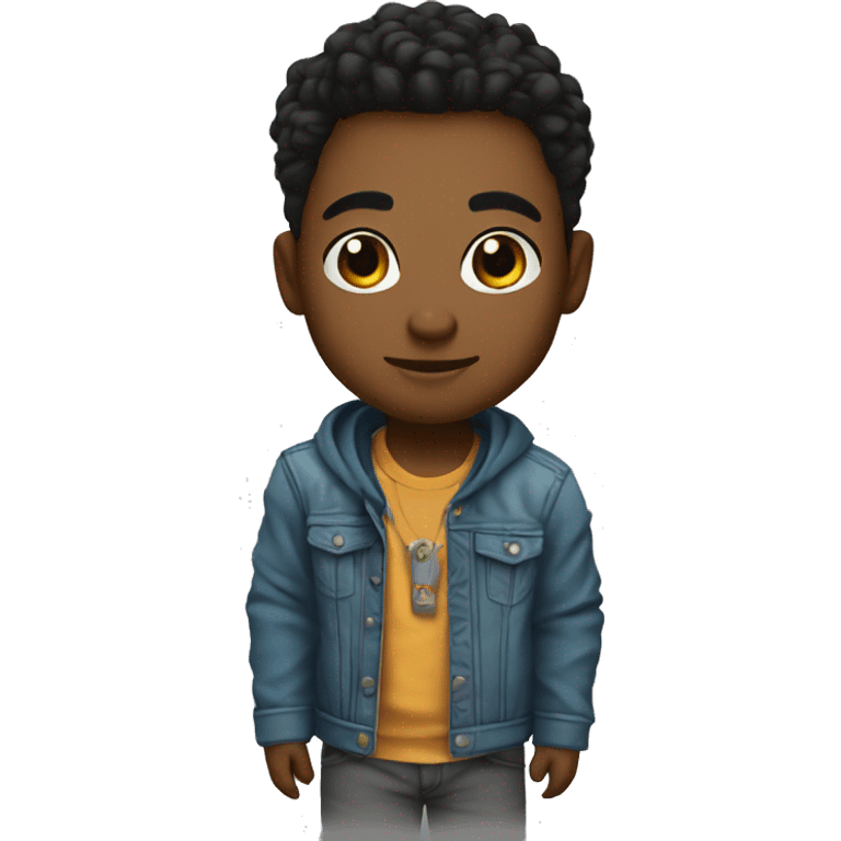 Un emojie kanie west son chibi emoji