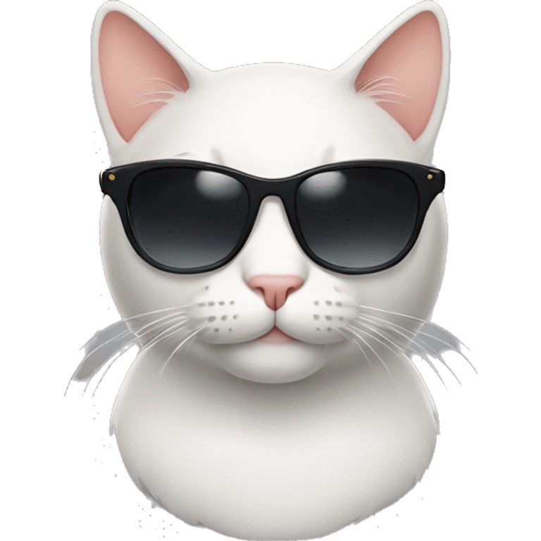 Cat emoji with sunglasses emoji