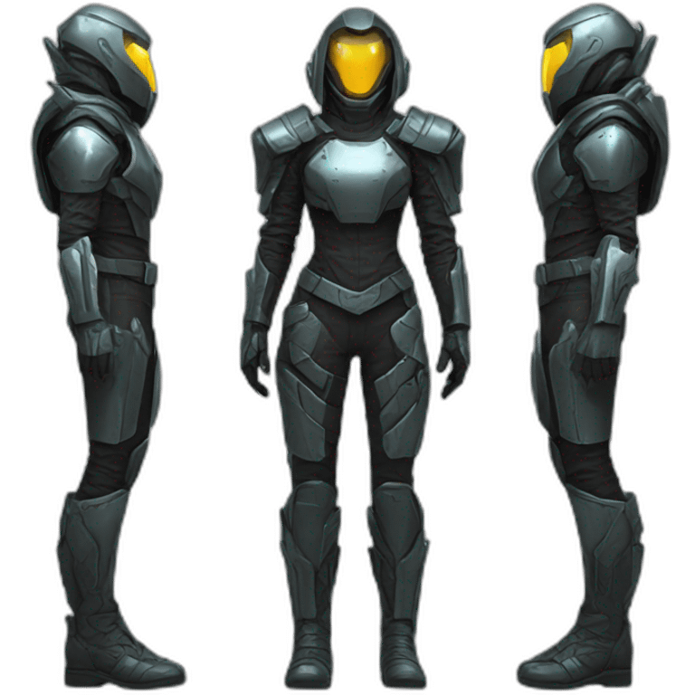 futuristic Technomancer pants armored emoji