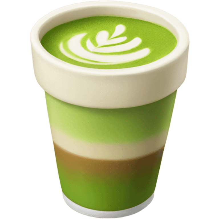 Matcha latte  emoji