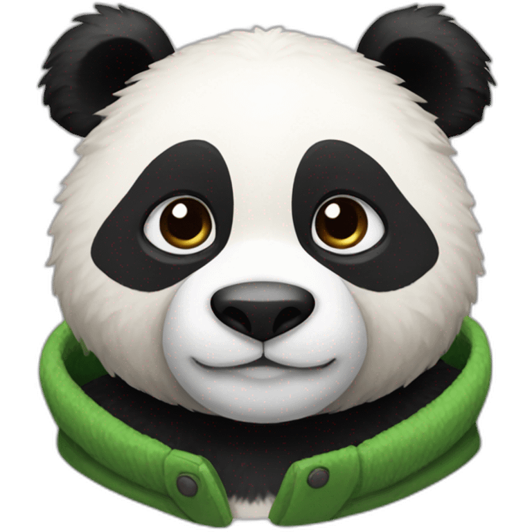 Panda winter emoji