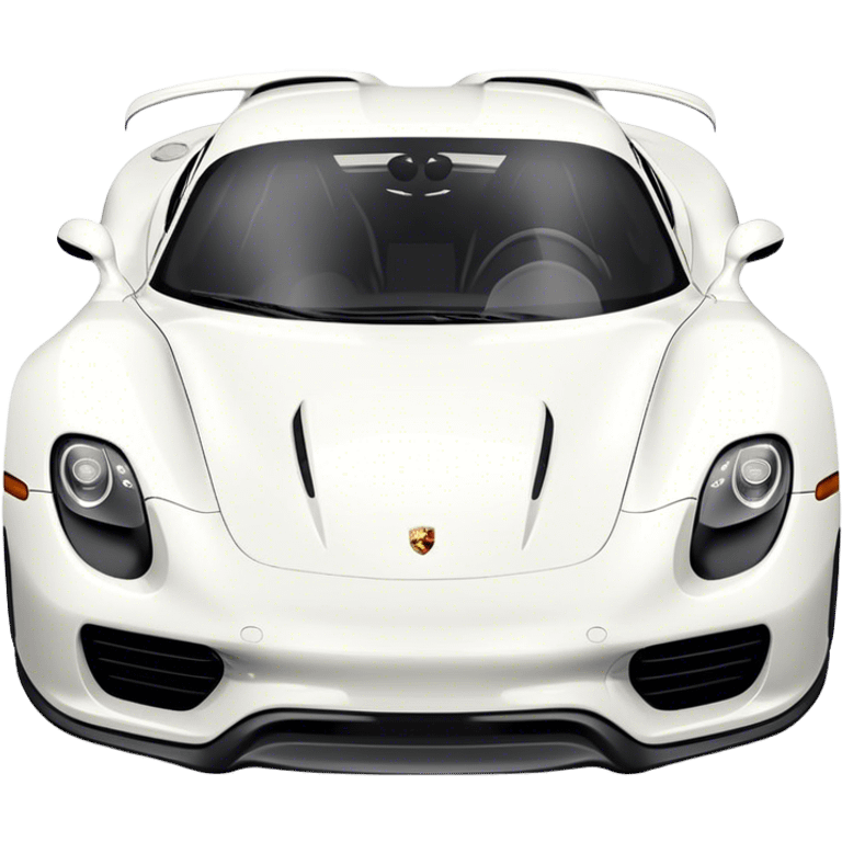 Porsche 918 Spyder - Porsche (Model Year: 2021) (Iconic colour: White) emoji