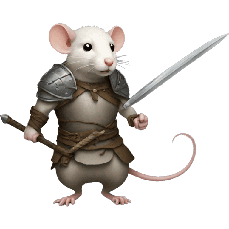 Warrior rat emoji