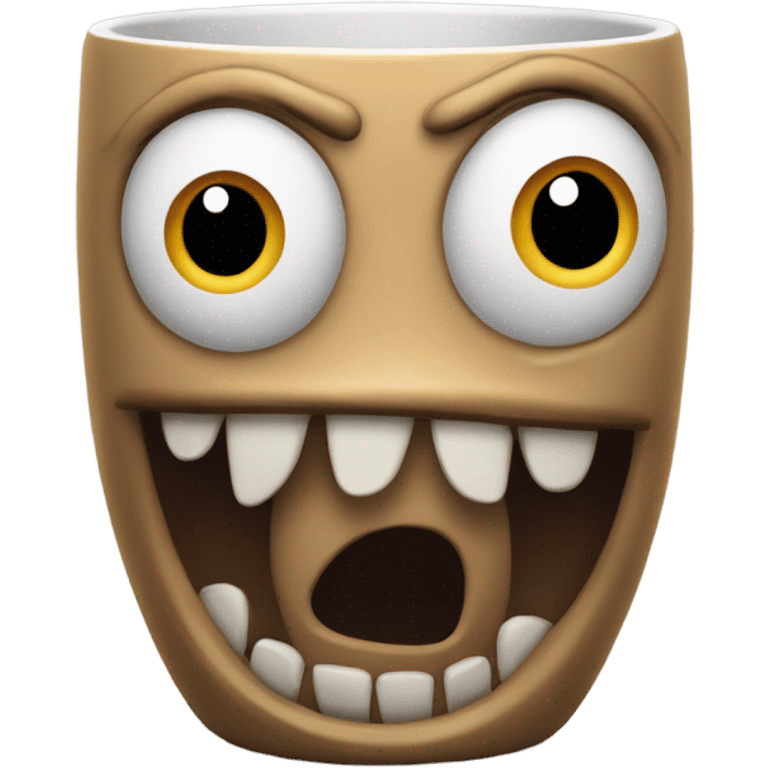 scary mug emoji