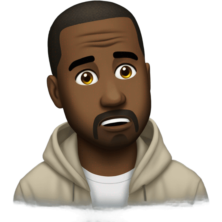 Kanye west crying  emoji