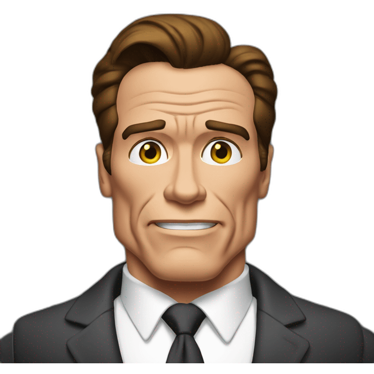 Arnold Schwarzenegger in elevator emoji