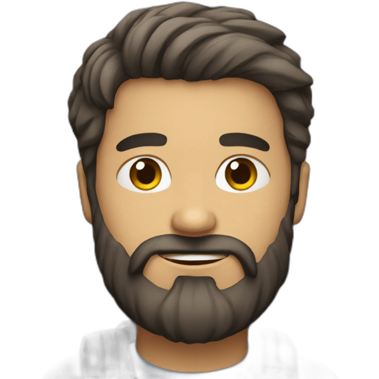 beard guy with laptop emoji