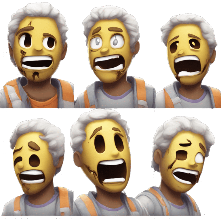 funny looking guy gaming dead by daylight really funny angel halo crying emoji super funny emoji