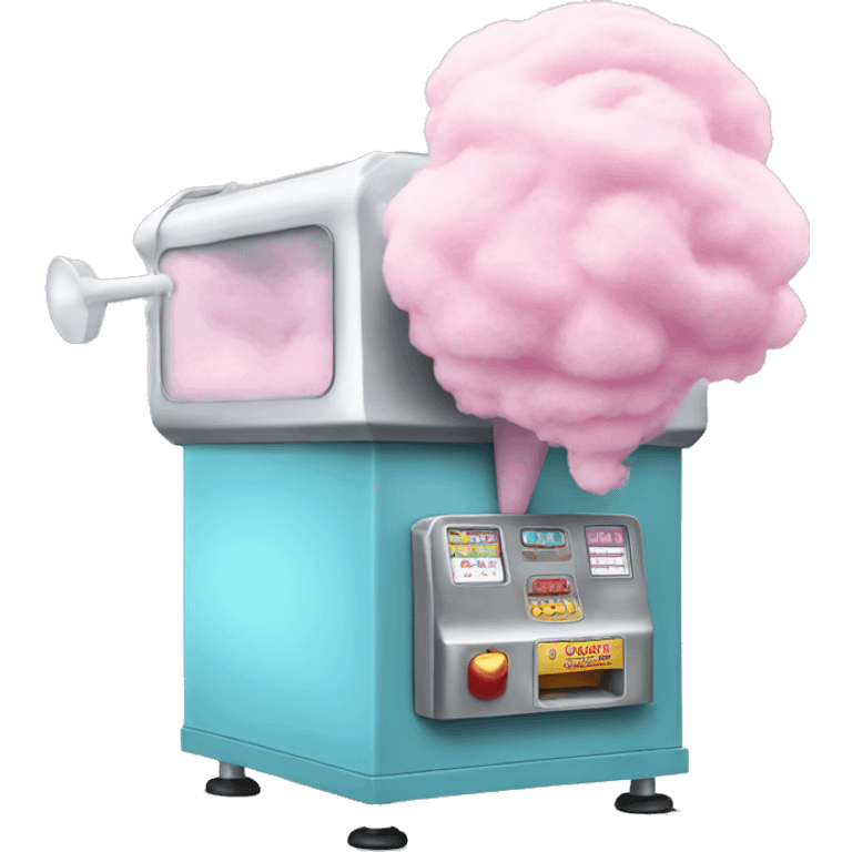 Cotton candy machine emoji