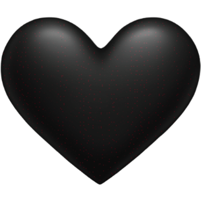 Black heart emoji