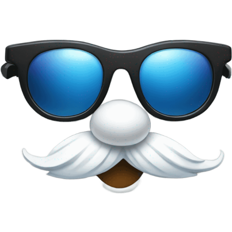 Snowball with sunglasses emoji