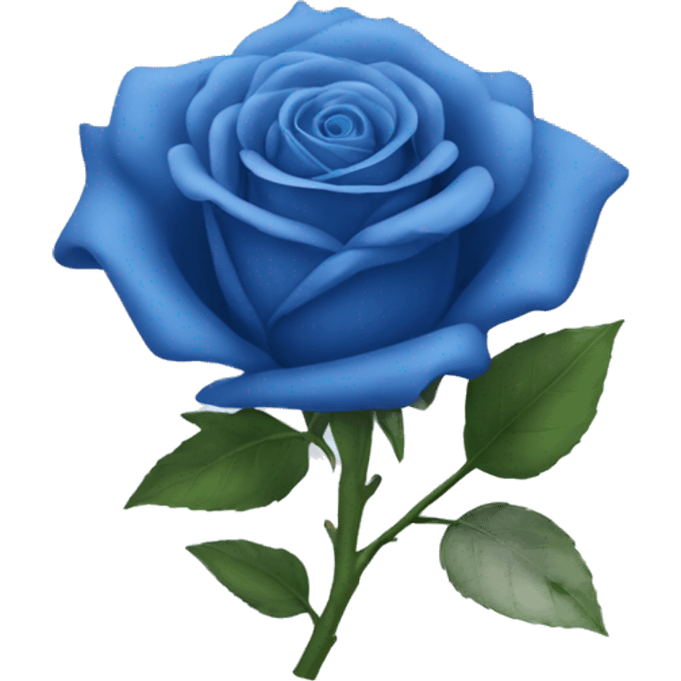 blue rose emoji