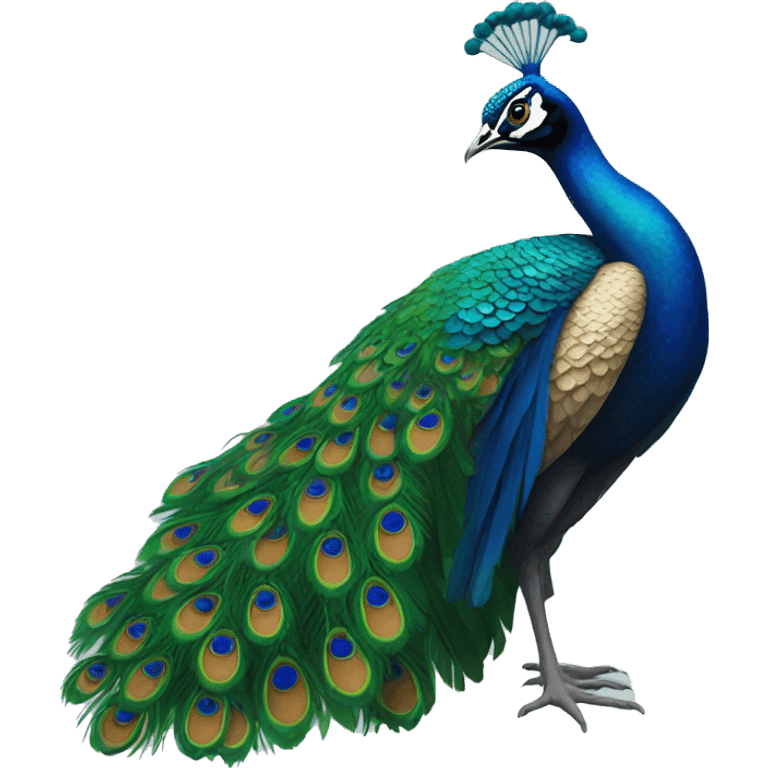 peacock emoji