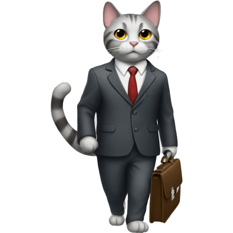 cat in a suit with a briefcase emoji