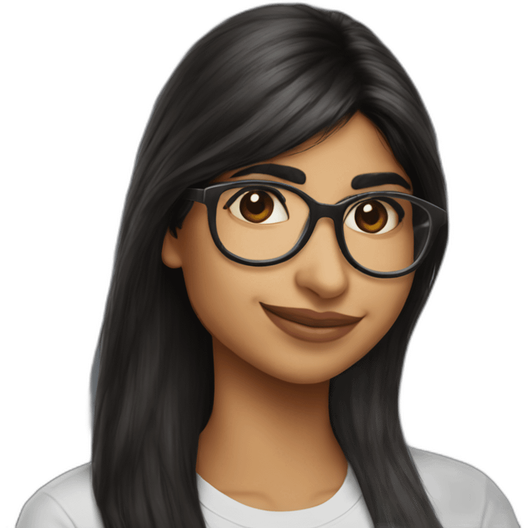 Mia Khalifa avec un emoji