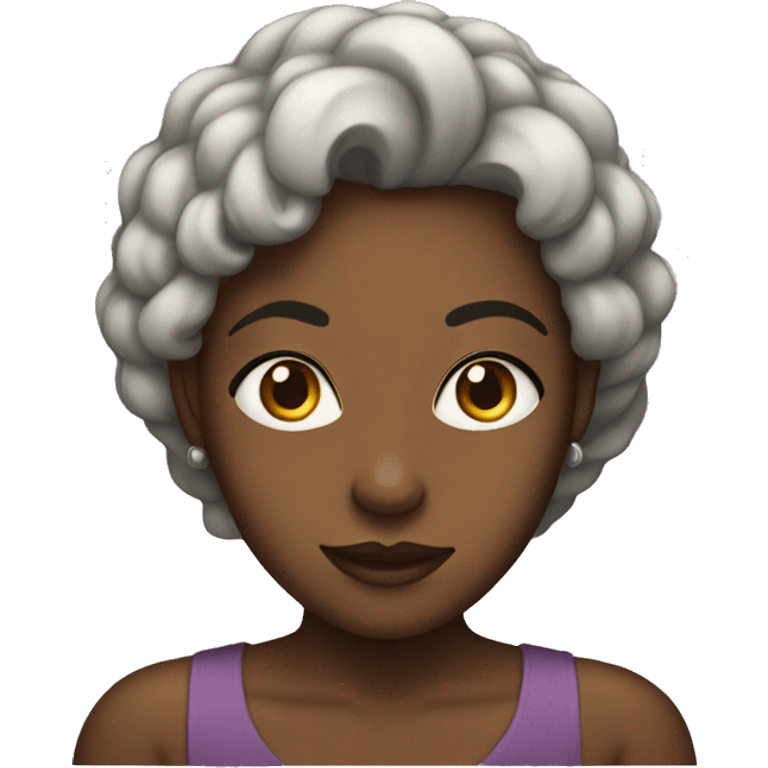 Black feminine emoji