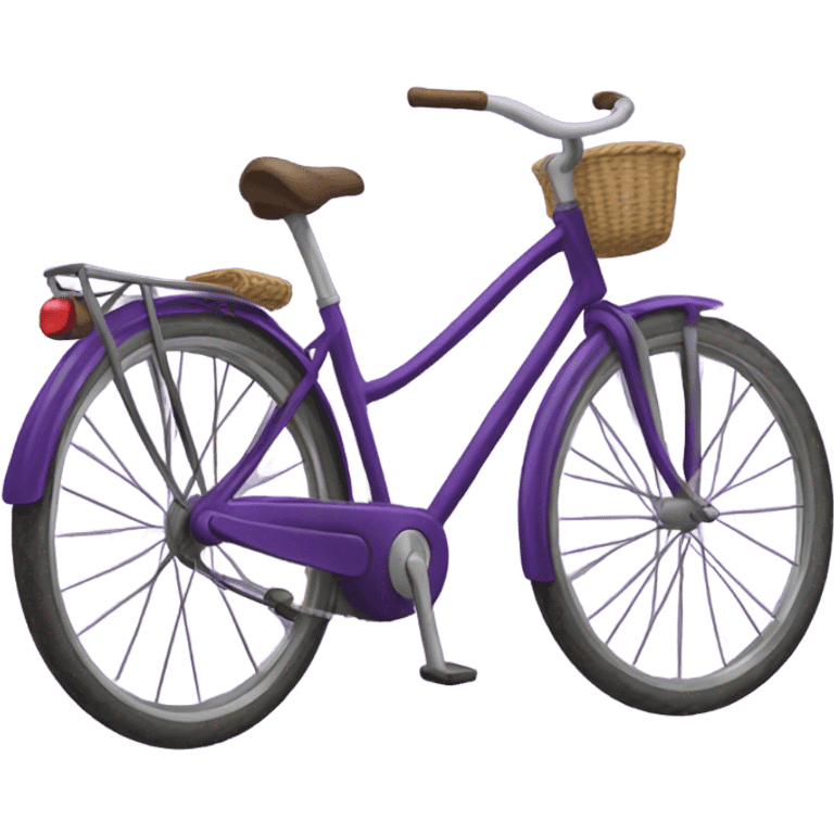 Bicycle morada emoji