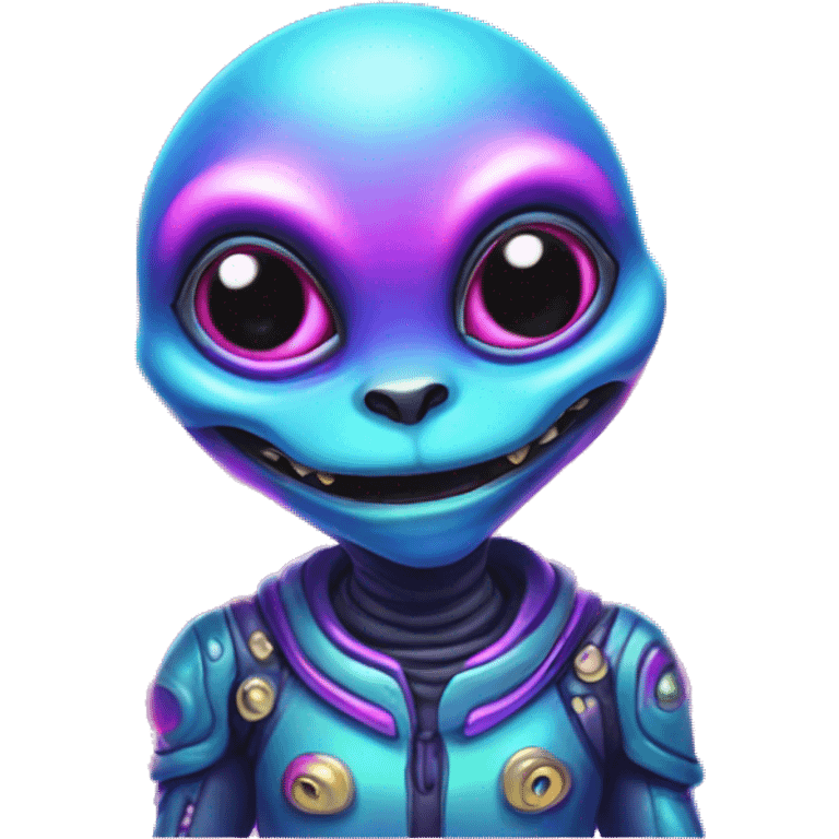 lisa frank alien emoji