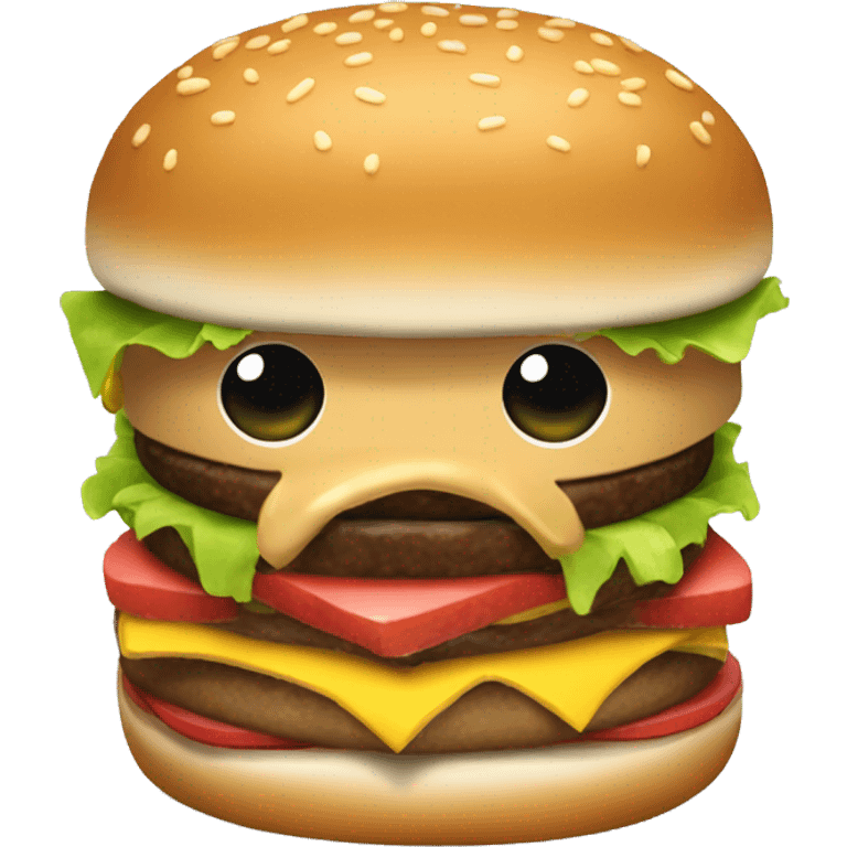 Comiendo hamburguesas  emoji