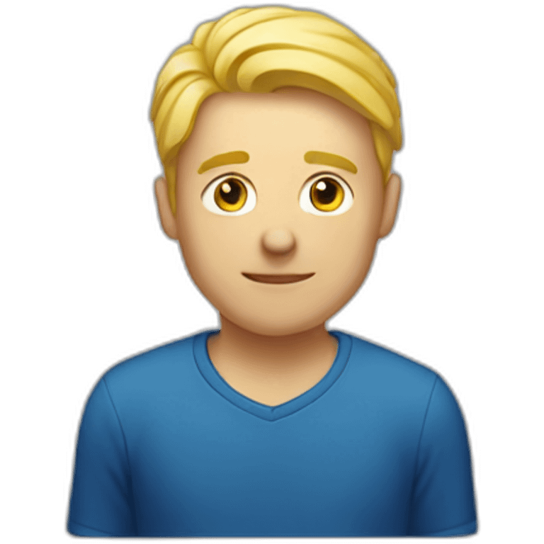 blond-guy-behind-pc emoji