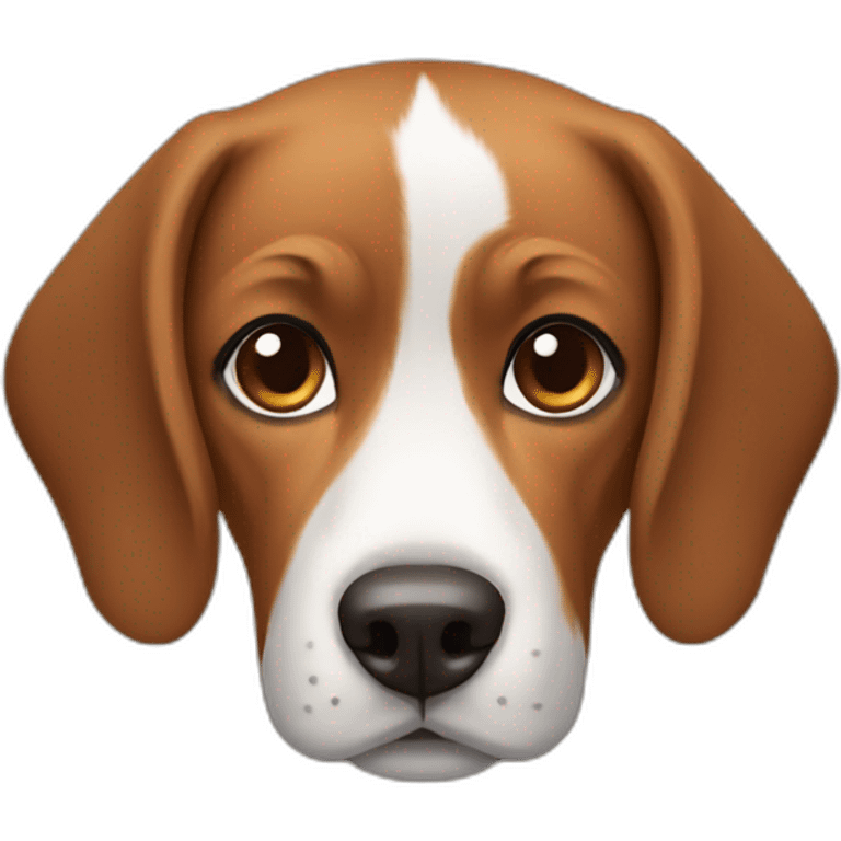 Brown beagle emoji