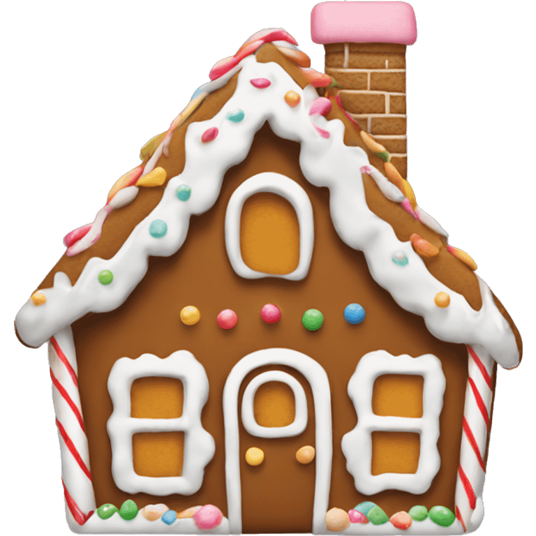 gingerbread house emoji