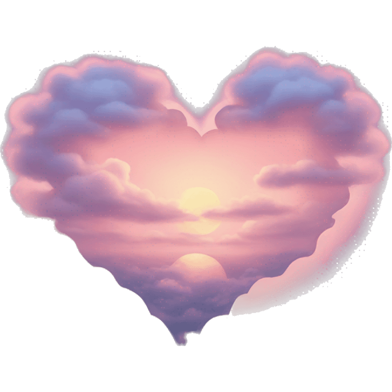 Sky heart emoji