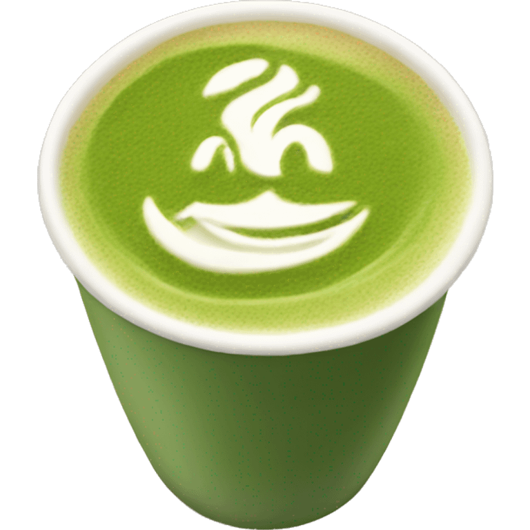 Matcha latte emoji