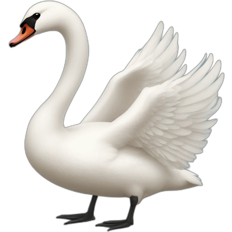 tail swan emoji