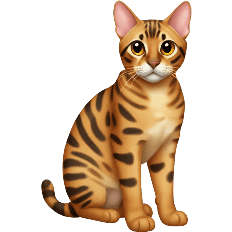 Bengal cat,Spotted Coat,short hair emoji