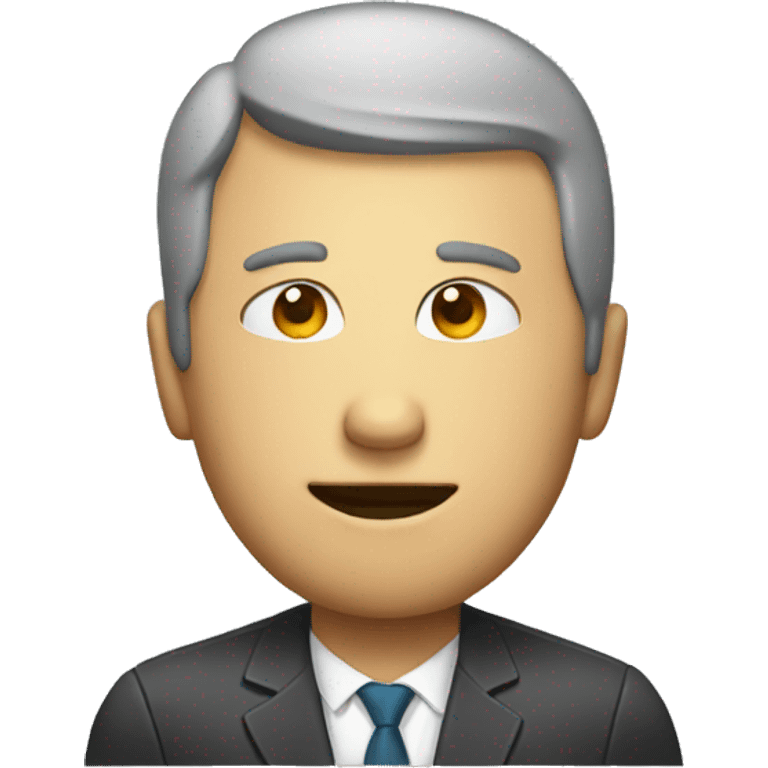 man with TV head emoji