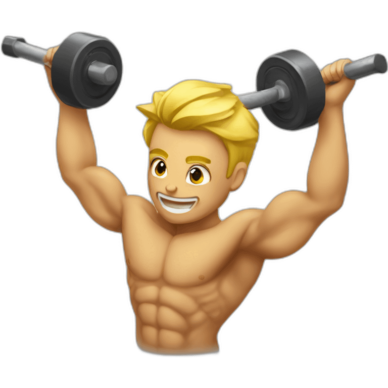 gym achievement macro emoji