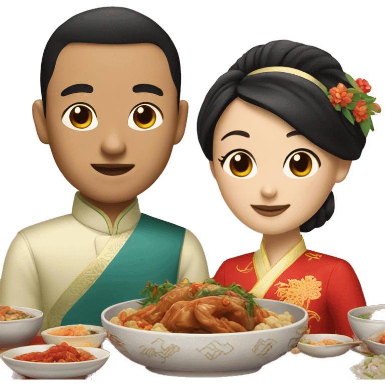 Chinese wedding dinner emoji