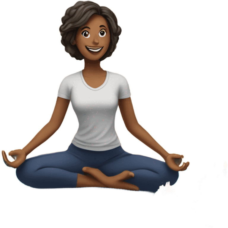 Happy Birthday Yoga emoji