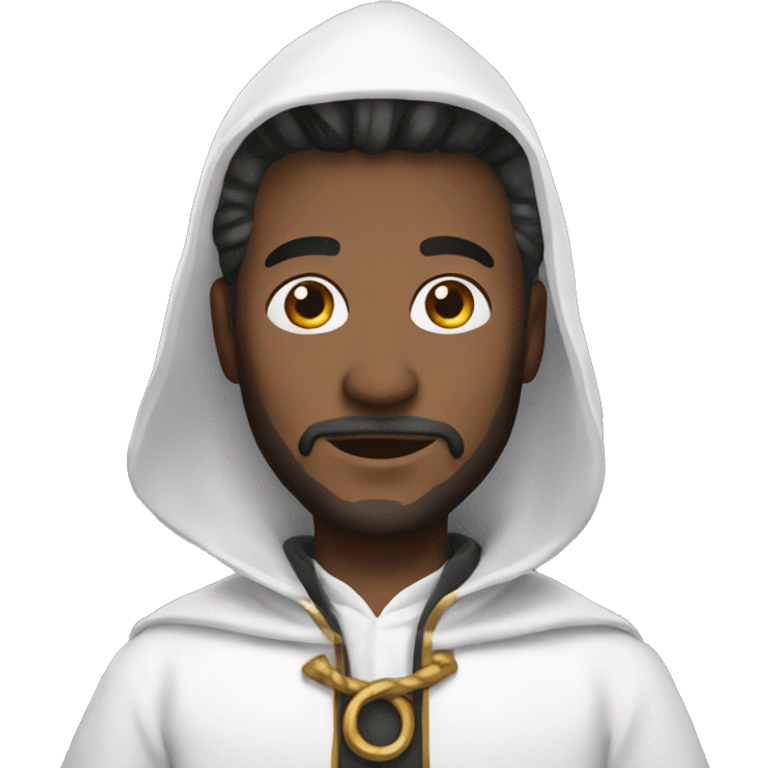 Create a man in a white wizard outfit  emoji