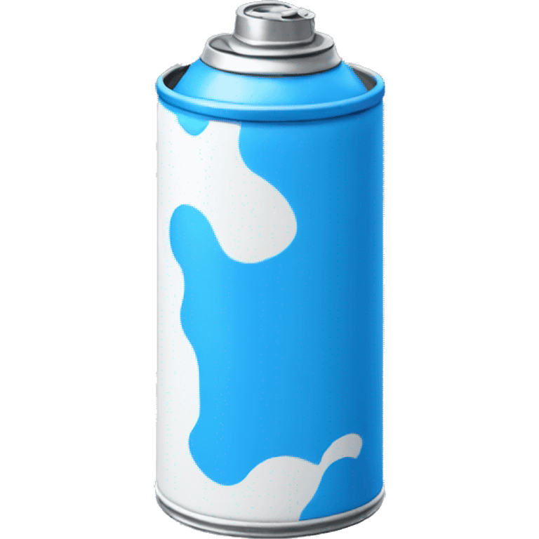 spray-can blue emoji