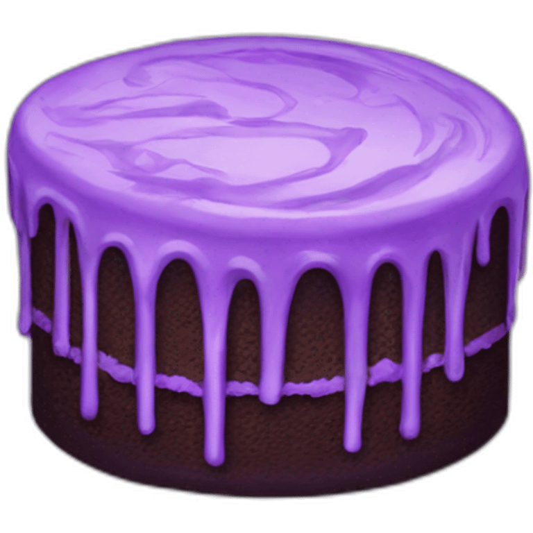 Purple cake emoji