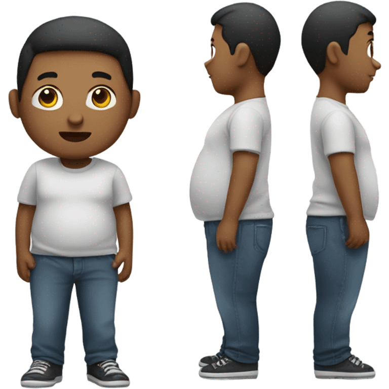 Fat person emoji