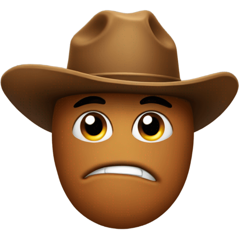 Poop with a cowboy hat emoji